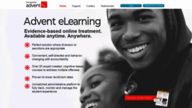 What Advent-elearning.com website looked like in 2021 (3 years ago)