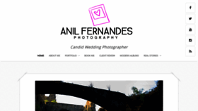 What Anilfernandes.co.in website looked like in 2021 (3 years ago)