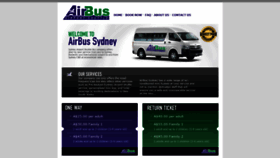 What Airbussydney.com.au website looked like in 2021 (3 years ago)