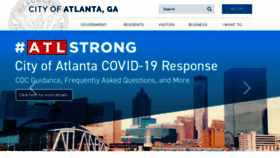 What Atlantaga.gov website looked like in 2021 (5 years ago)