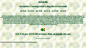 What Acle.de website looked like in 2021 (3 years ago)