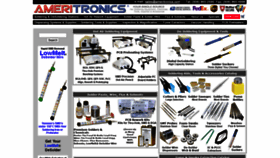 What Ameritronics.com website looked like in 2021 (3 years ago)