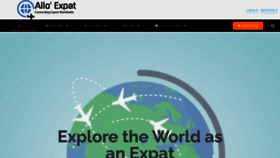 What Alloexpat.com website looked like in 2021 (3 years ago)