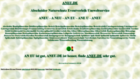 What Aneu.de website looked like in 2021 (3 years ago)