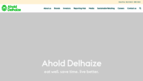 What Aholddelhaize.nl website looked like in 2021 (4 years ago)