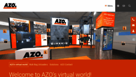 What Azo.com website looked like in 2021 (4 years ago)