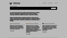 What Abanoa.com website looked like in 2021 (3 years ago)