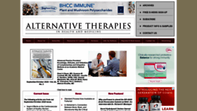 What Alternative-therapies.com website looked like in 2021 (3 years ago)
