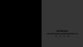 What Abirbhushan.com website looked like in 2021 (3 years ago)