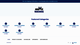What Anabolicwarehouse.co.za website looked like in 2021 (3 years ago)