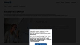 What Allianz-versicherungsvertreter.de website looked like in 2021 (3 years ago)