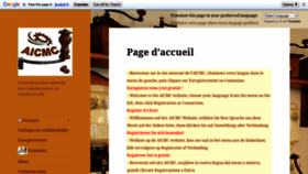 What Aicmc.fr website looked like in 2021 (3 years ago)