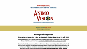 What Animovision.com website looked like in 2021 (3 years ago)