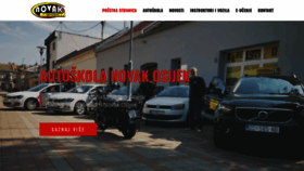 What Autoskola-novak.hr website looked like in 2021 (3 years ago)