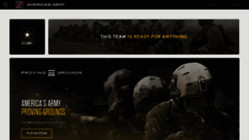 What Americasarmy.com website looked like in 2021 (3 years ago)