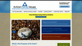What Al-anon-wichita.org website looked like in 2021 (3 years ago)