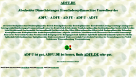 What Adfu.de website looked like in 2021 (3 years ago)