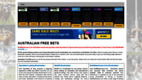 What Australianfreebets.com.au website looked like in 2021 (3 years ago)
