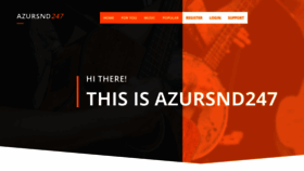 What Azursnd247.com website looked like in 2021 (3 years ago)