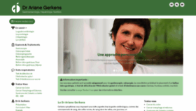 What Arianegerkens.com website looked like in 2021 (3 years ago)