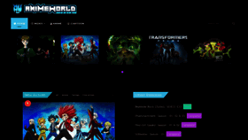 What Anime-world.in website looked like in 2021 (3 years ago)