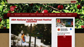 What Appleharvest.com website looked like in 2021 (3 years ago)