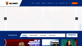 What Akparti.org.tr website looked like in 2021 (3 years ago)
