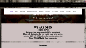 What Aispawellness.com website looked like in 2021 (3 years ago)