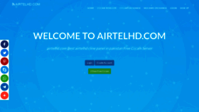 What Airtelhd.com website looked like in 2021 (3 years ago)