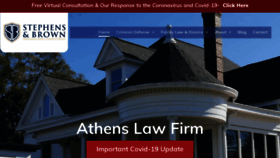 What Athens-lawfirm.com website looked like in 2021 (3 years ago)