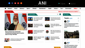 What Aninews.in website looked like in 2021 (3 years ago)