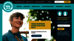 What Azcleanelections.gov website looked like in 2021 (3 years ago)