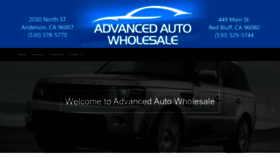 What Advancedautowholesale.com website looked like in 2021 (3 years ago)