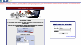 What Alacrity.net website looked like in 2021 (3 years ago)