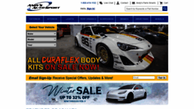 What Andysautosport.com website looked like in 2021 (3 years ago)