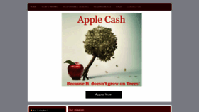 What Appletreecash.com website looked like in 2021 (3 years ago)