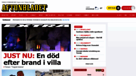 What Aftonbladet.se website looked like in 2021 (3 years ago)