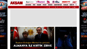 What Aksam.com.tr website looked like in 2021 (3 years ago)