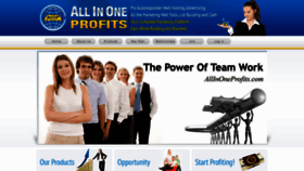 What Allinoneprofits.com website looked like in 2021 (3 years ago)