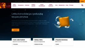 What Aliorbank.pl website looked like in 2021 (3 years ago)