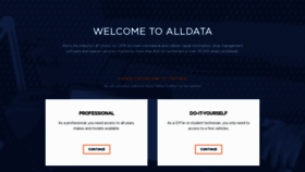 What Alldata.com website looked like in 2021 (3 years ago)