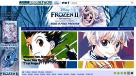 What Animenewsnetwork.com website looked like in 2021 (3 years ago)