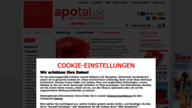 What Apotal.de website looked like in 2021 (3 years ago)