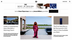 What Architecturaldigest.com website looked like in 2021 (3 years ago)