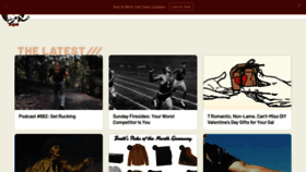 What Artofmanliness.com website looked like in 2021 (3 years ago)