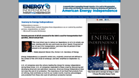 What Americanenergyindependence.com website looked like in 2021 (3 years ago)