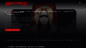 What Animecomplet.fr website looked like in 2021 (3 years ago)