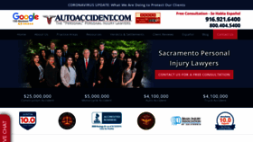 What Autoaccident.com website looked like in 2021 (3 years ago)