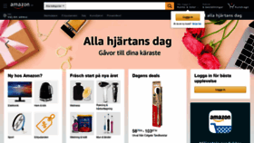 What Amazon.se website looked like in 2021 (3 years ago)
