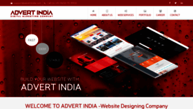 What Advertindia.com website looked like in 2021 (3 years ago)